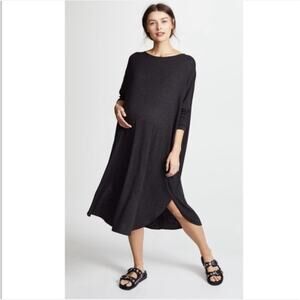 HATCH Jersey Drape Maternity Dress One Size Minimalist Chic